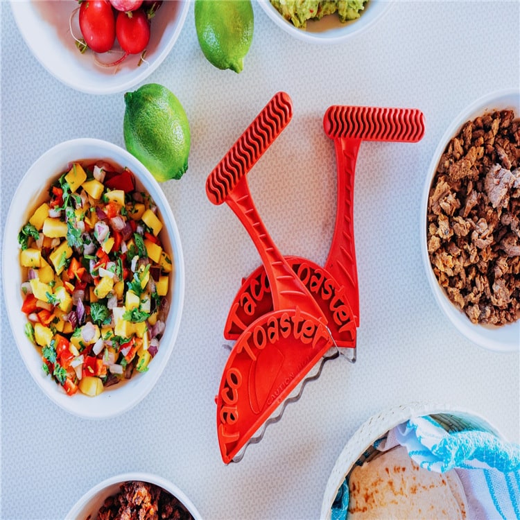 Taco Shell Maker Machine with Tortilla Toaster Insert and Ridged Handle for Crispy - Image 4