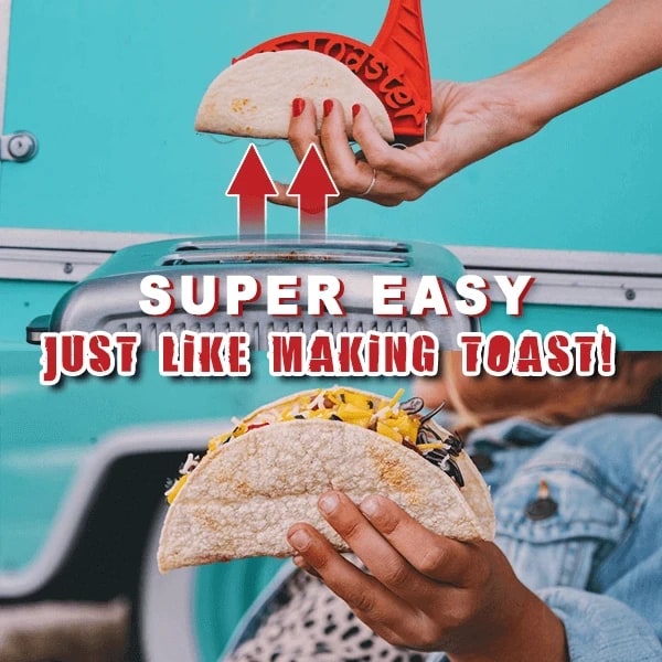 Taco Shell Maker Machine with Tortilla Toaster Insert and Ridged Handle for Crispy - Image 5