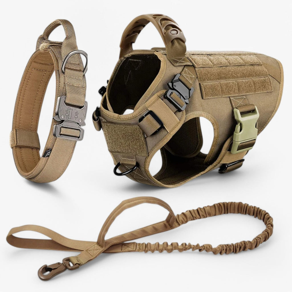 Tactical Dog Harness with No Pull Front Clip Handle and Quick-Release Buckles for Training - Image 10