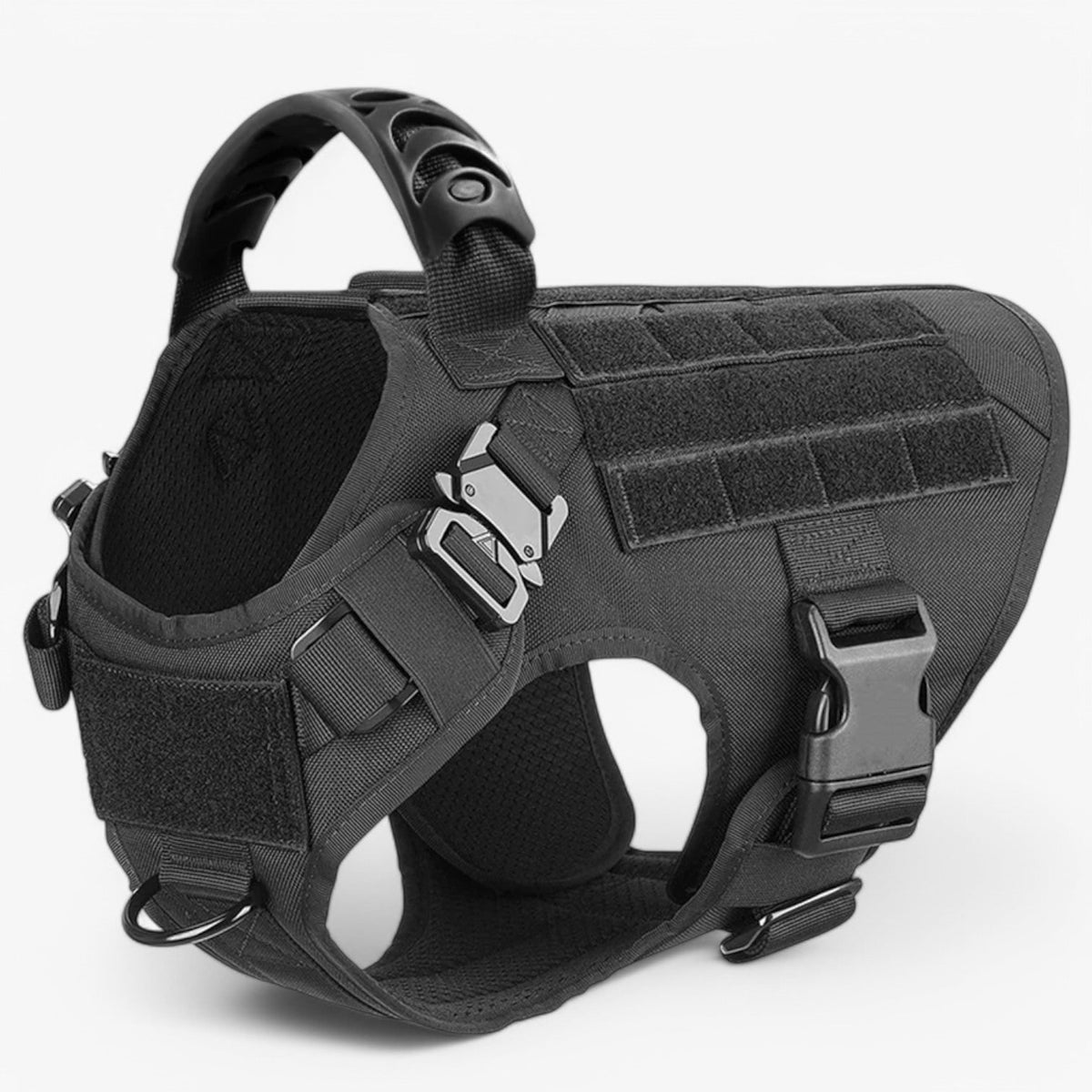 Tactical Dog Harness with No Pull Front Clip Handle and Quick-Release Buckles for Training - Image 9
