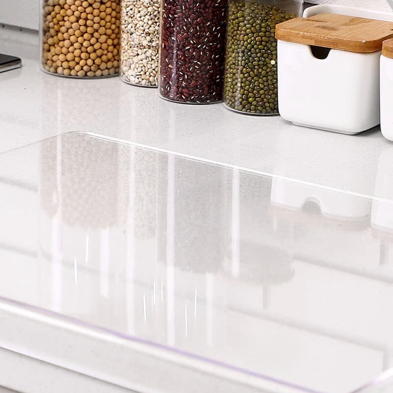 Tempered Glass Chopping Board with Non-Slip Acrylic Cutting Surface for Kitchen Food Preparation - Image 9