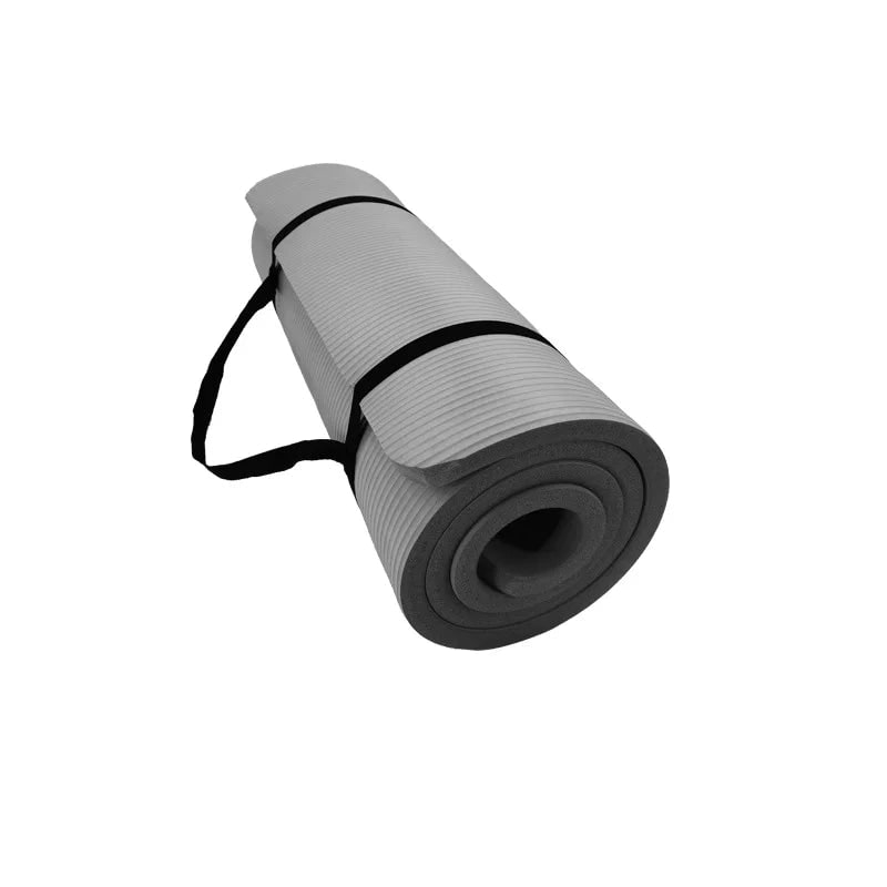 Thick Yoga Mat Exercise Non Slip Foam Portable Carrying Strap Textured - Image 10