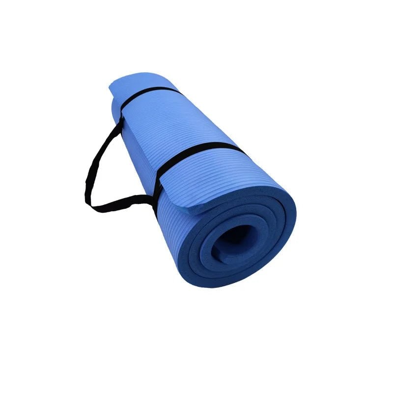 Thick Yoga Mat Exercise Non Slip Foam Portable Carrying Strap Textured - Image 5