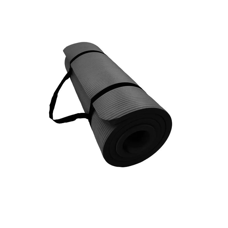 Thick Yoga Mat Exercise Non Slip Foam Portable Carrying Strap Textured - Image 8