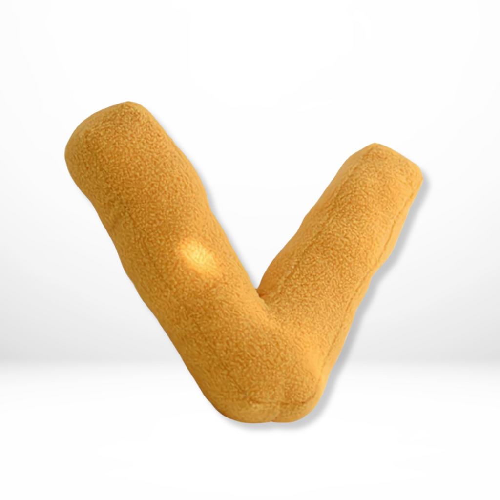 Throw Pillow Letter Shaped Sherpa Fleece Plush Stuffed Decorative Alphabet - Image 23