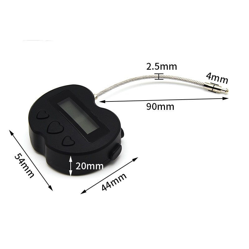 Timer Lock Padlock with Flexible Steel Cable and Digital Lcd Display Safe With Time Delay - Image 1