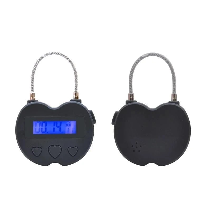Timer Lock Padlock with Flexible Steel Cable and Digital Lcd Display Safe With Time Delay - Image 2
