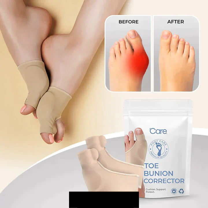 Toe Spacers for Bunions with Gel Pad and Elastic Sleeve for Forefoot Support - Image 1