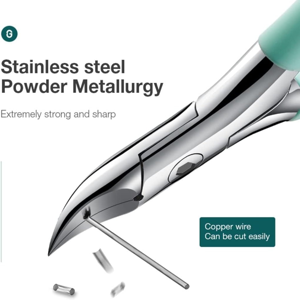 Toenail Clippers for Seniors with Curved Blades Heavy Duty Stainless Steel - Image 3