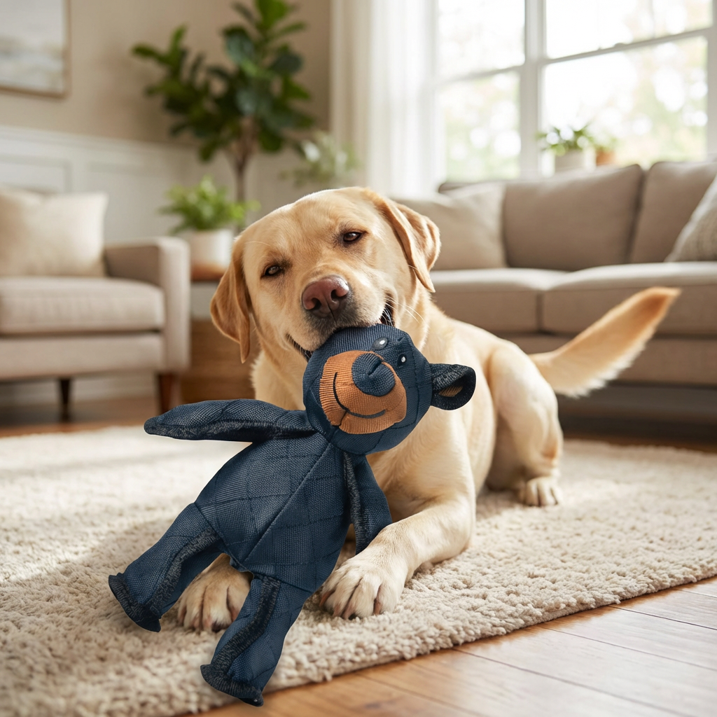 Tough Indestructible Dog Chew Toy with Reinforced Stitching for Heavy Chewers - Image 3