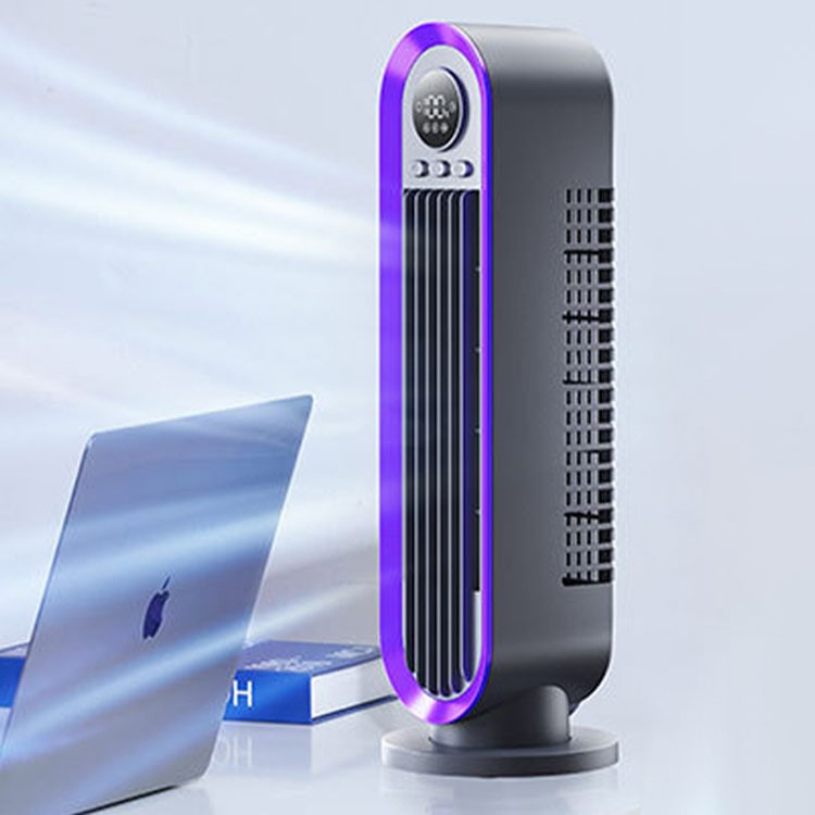 Tower Fan Rechargeable Portable Cooling Compact Desktop Digital Display - Image 2