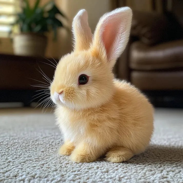 Toy Rabbit Bunny Plush Realistic Interactive Stuffed Animal - Image 2