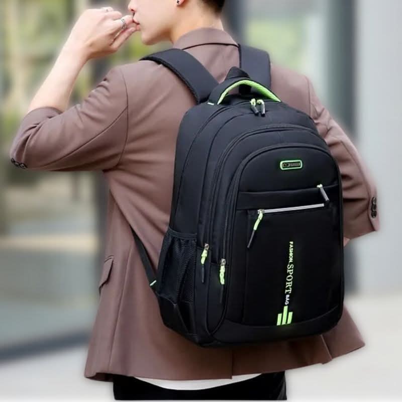 Travel Backpack Men Waterproof Work Multi-Compartment Mesh Padded Shoulder Straps - Image 2