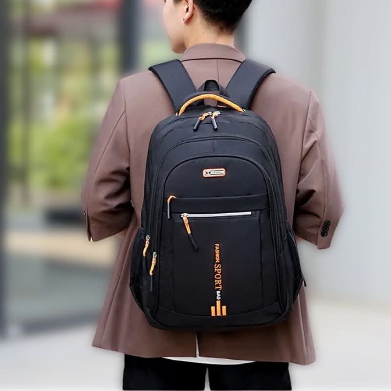 Travel Backpack Men Waterproof Work Multi-Compartment Mesh Padded Shoulder Straps - Image 3