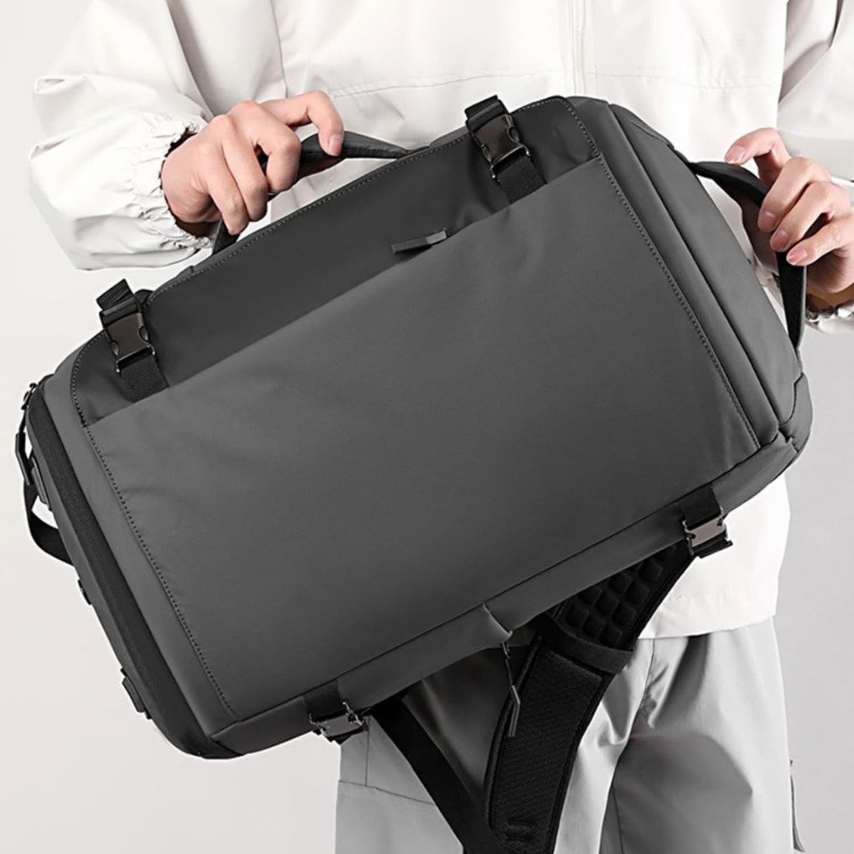 Travel Laptop Backpack with USB Charging Port Water-Resistant Carry on for Business - Image 11