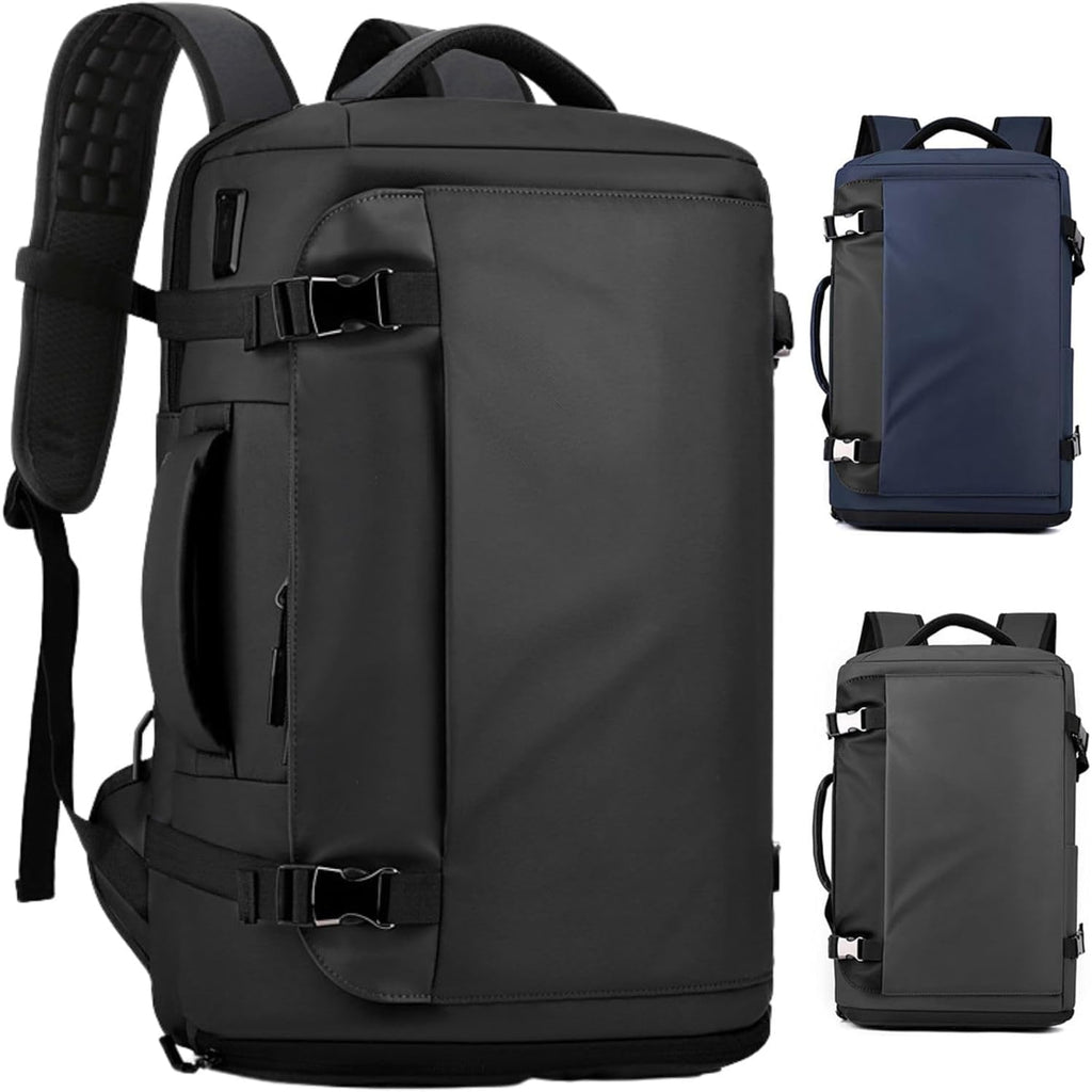 Travel Laptop Backpack with USB Charging Port Water-Resistant Carry on for Business - Image 4