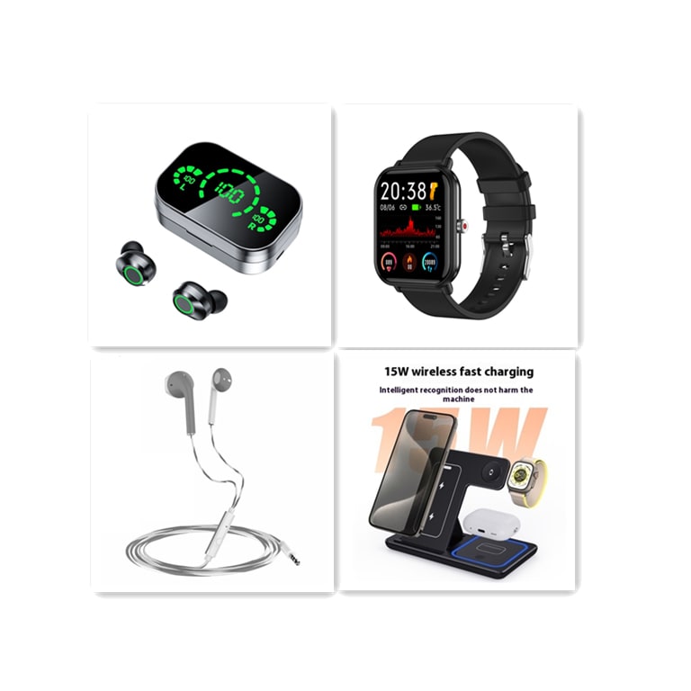 True Wireless Earbuds with Mic and Digital Display in Ear Bluetooth Tws Waterproof - Image 5