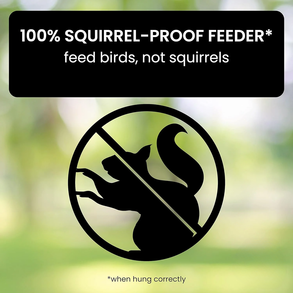 Tube Bird Feeder with Weight-Activated Spinning Perch Squirrel Proof Guard Cardinal - Image 2