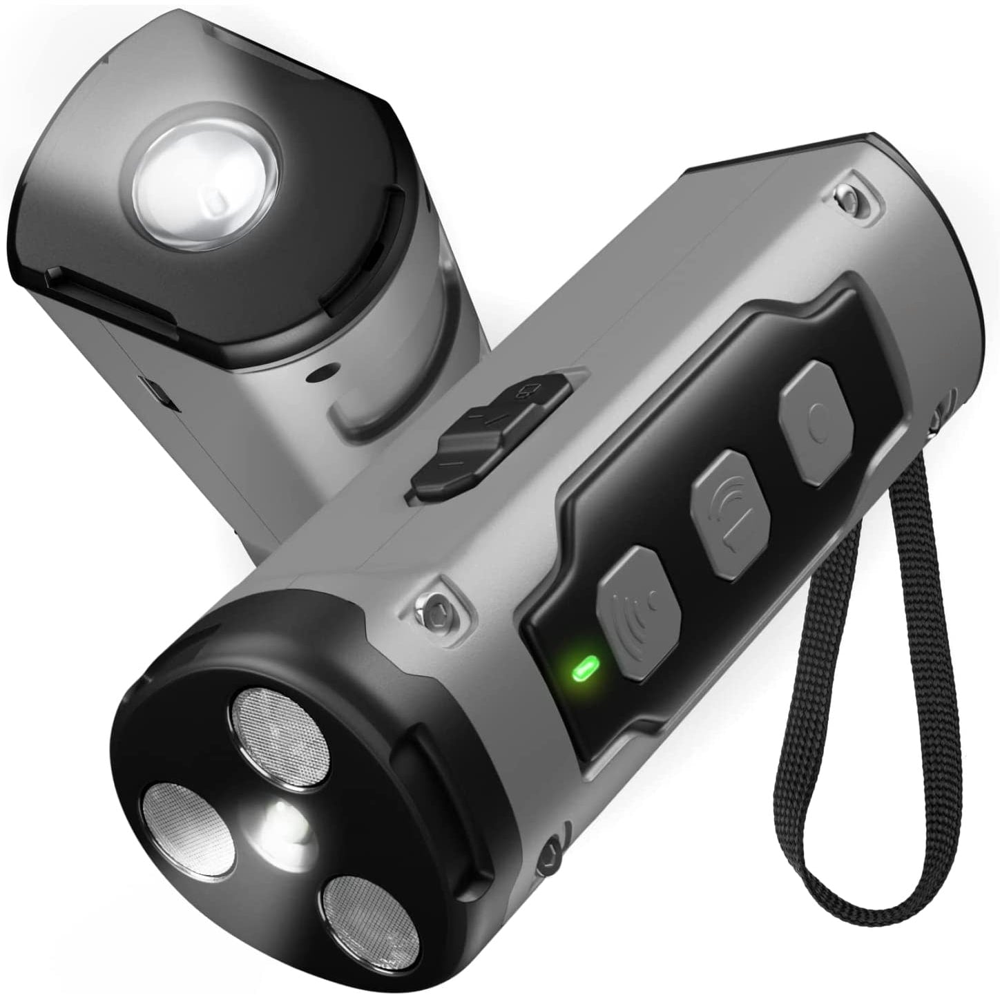Ultrasonic Dog Deterrent Device and Repeller with LED Flashlight and Wrist Strap - Image 4