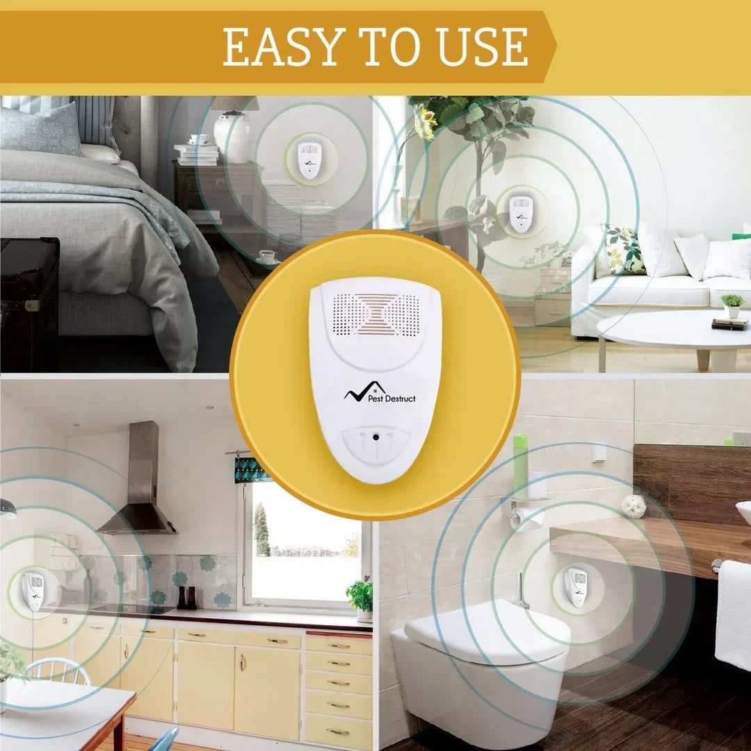 Ultrasonic Pest Repeller Insect Plug-In LED Portable - Image 6