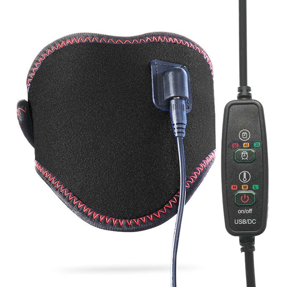 USB Electric Heated Neck Wrap and Heating Pad with Temperature Controller for Pain Relief - Image 3