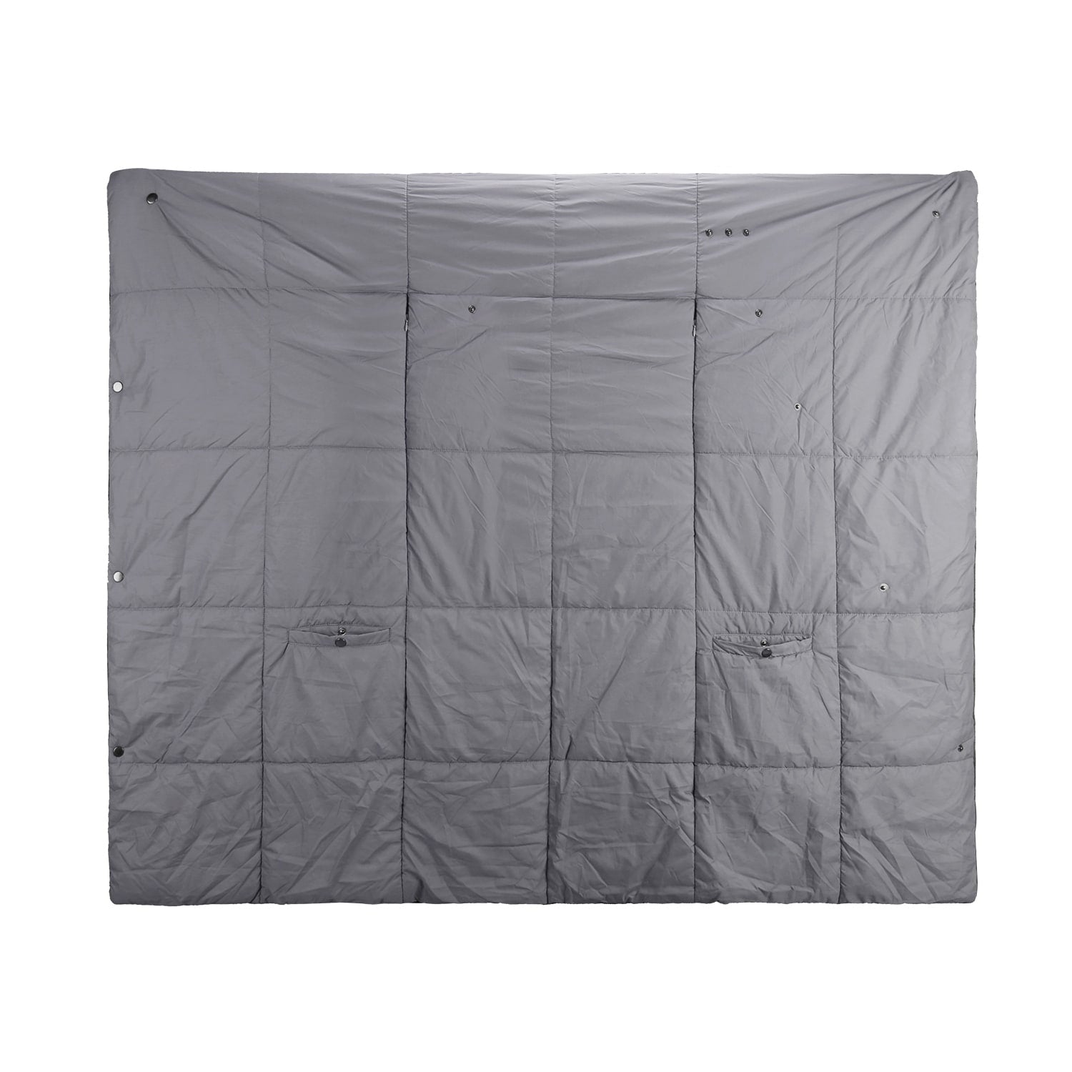 USB Heated Wearable Blanket with Zippered Armholes Dual Controls and 6 Heating Zones - Image 12