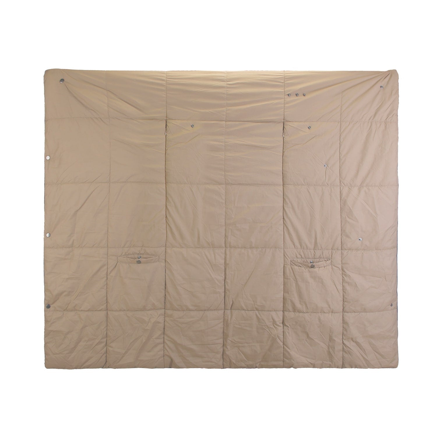 USB Heated Wearable Blanket with Zippered Armholes Dual Controls and 6 Heating Zones - Image 9