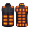 USB Rechargeable Heated Vest with 4 Heat Settings and Quilted Puffer Design - Image 1