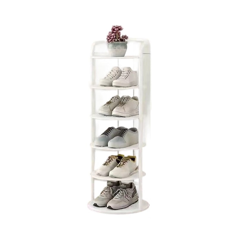 Vertical Shoe Rack Tower with Multi-Tier Metal Storage and Freestanding Compact Design - Image 12