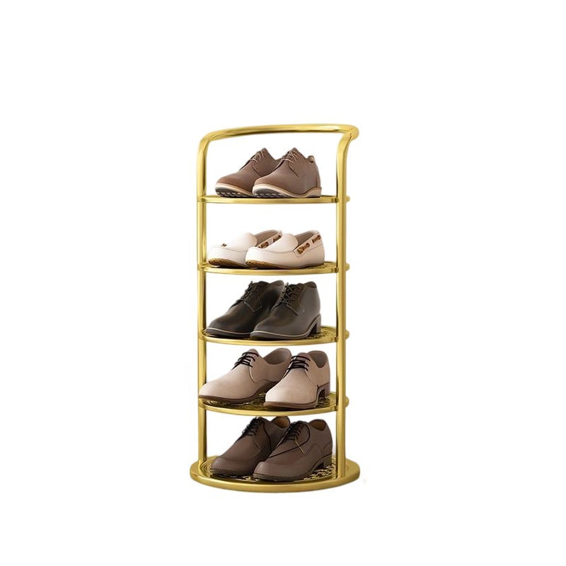 Vertical Shoe Rack Tower with Multi-Tier Metal Storage and Freestanding Compact Design - Image 19