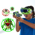 Virtual Reality Blaster Headset Set Adjustable Plastic Green Electronic Toy - Image 1