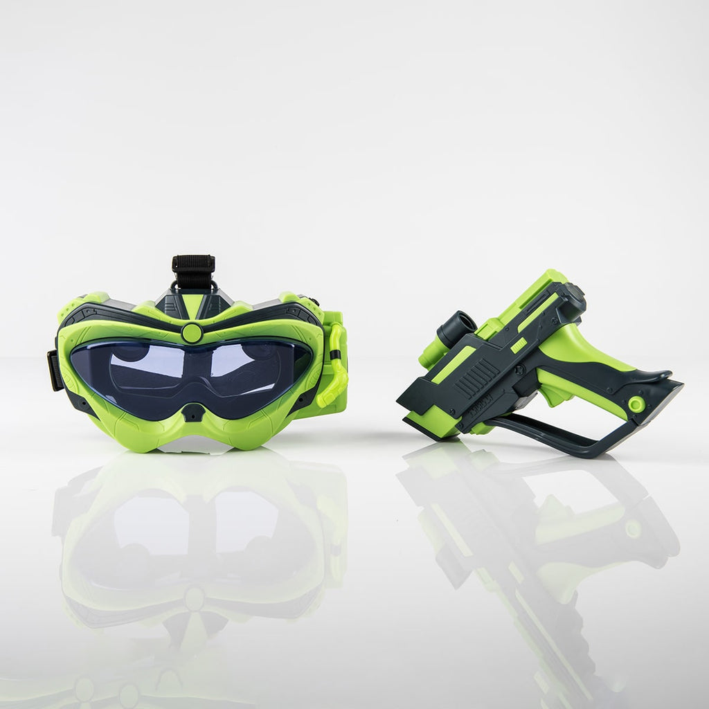Virtual Reality Blaster Headset Set Adjustable Plastic Green Electronic Toy - Image 6