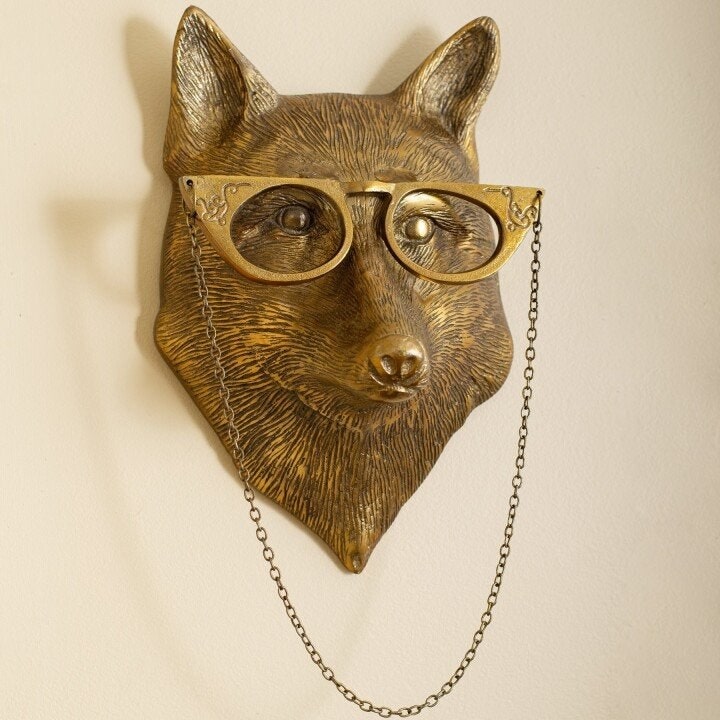 Wall Art Animal Head Sculpture with Textured Resin and Antique Gold Finish - Image 18