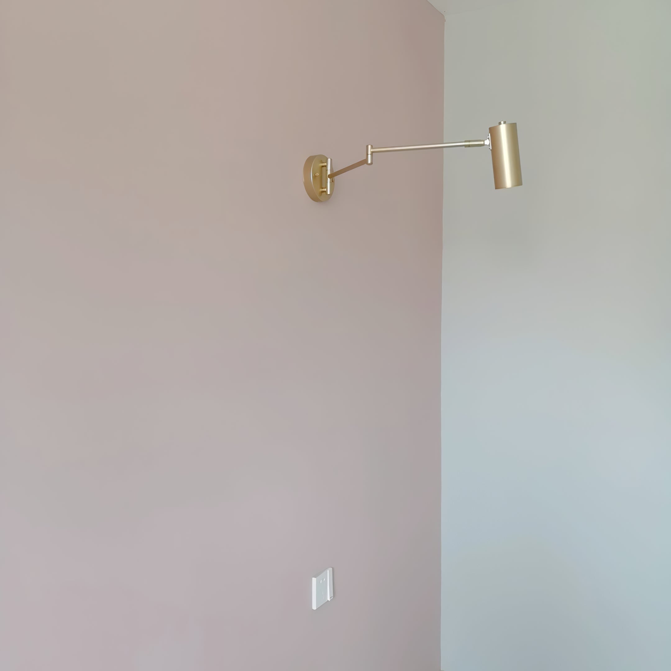 Wall Light Sconce with Adjustable Articulated Arm and Cylindrical Shade Exterior Lantern - Image 21