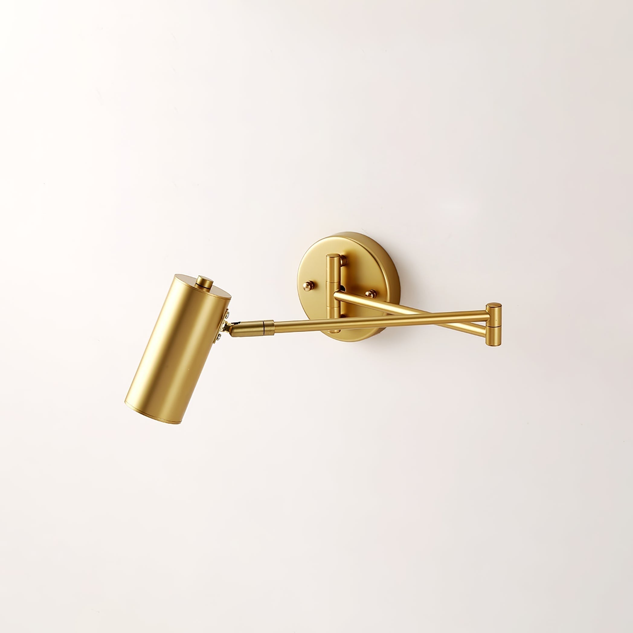 Wall Light Sconce with Adjustable Articulated Arm and Cylindrical Shade Exterior Lantern - Image 25