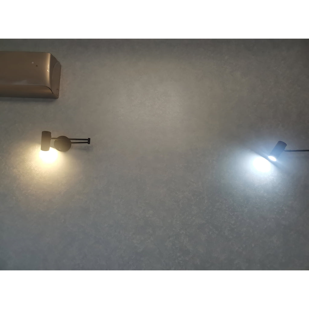 Wall Light Sconce with Adjustable Articulated Arm and Cylindrical Shade Exterior Lantern - Image 35
