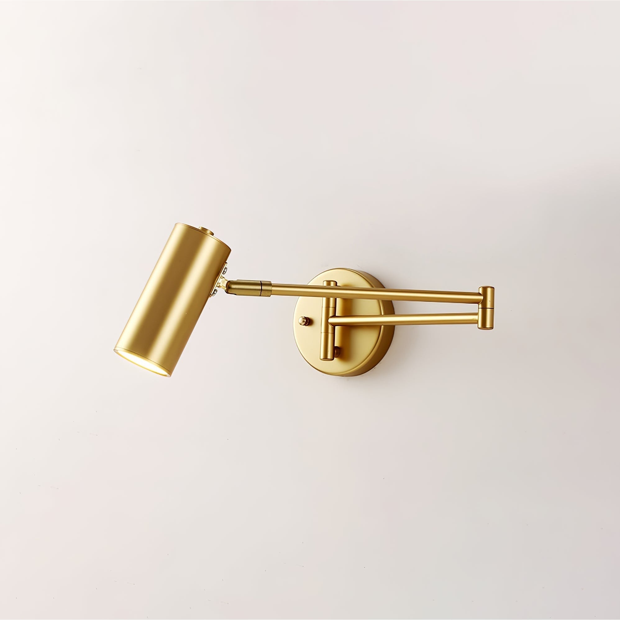 Wall Light Sconce with Adjustable Articulated Arm and Cylindrical Shade Exterior Lantern - Image 41