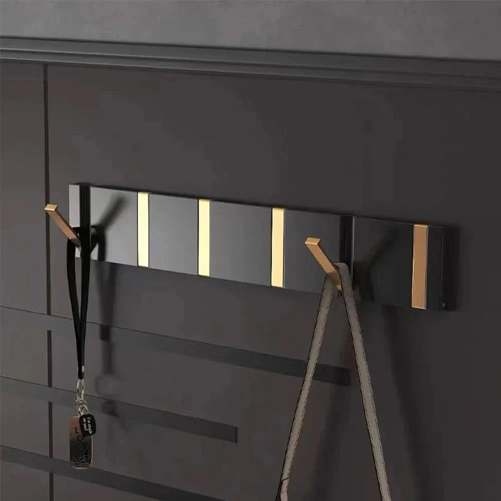 Wall Mounted Coat Rack Hook Folding Retractable Metal Storage - Image 3