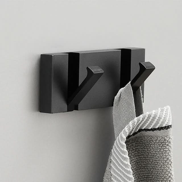 Wall Mounted Coat Rack Hook Folding Retractable Metal Storage - Image 7