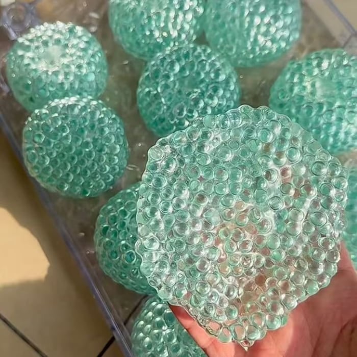 Water Bead Stress Ball with Sensory Fidget Relief and Squishy Gel Texture Foam - Image 1