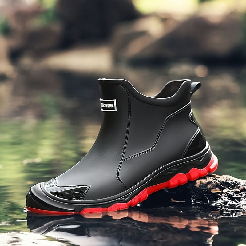 Waterproof Rain Boots with Slip-Resistant Tread and Ankle Support - Image 2