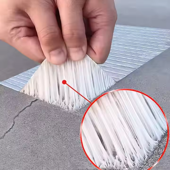 Waterproof Tape Butyl Strong Adhesive Rubber Sealant Aluminum Foil Backing Repair - Image 3