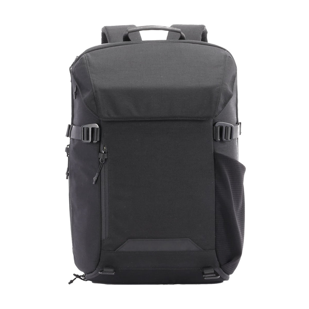 Waterproof Travel Laptop Carry-On Backpack Black Mesh Shoe Compartment Padded Straps - Image 1