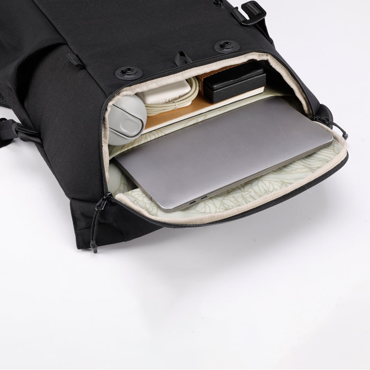 Waterproof Travel Laptop Carry-On Backpack Black Mesh Shoe Compartment Padded Straps - Image 4
