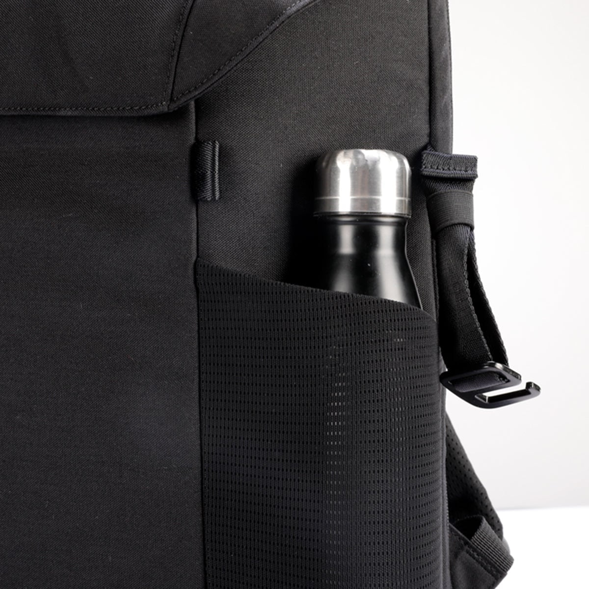 Waterproof Travel Laptop Carry-On Backpack Black Mesh Shoe Compartment Padded Straps - Image 6