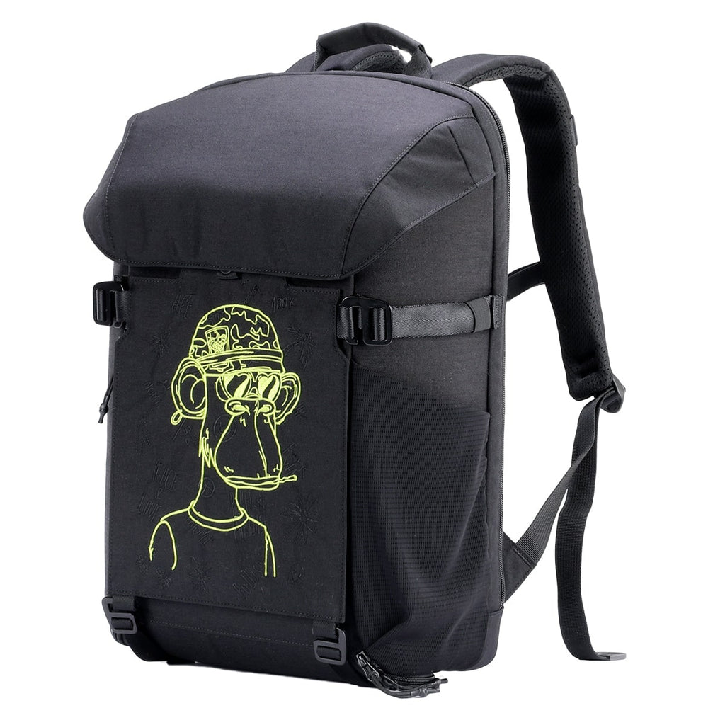 Waterproof Travel Laptop Carry-On Backpack Black Mesh Shoe Compartment Padded Straps - Image 9