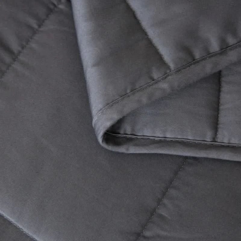 Weighted Blanket Sleep Heavy Cotton Quilted Breathable Machine Washable - Image 4