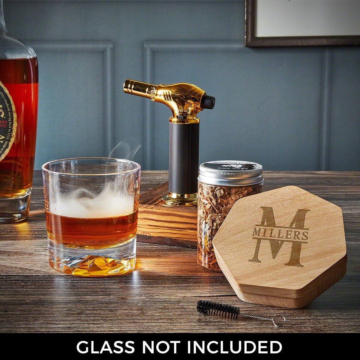 Whiskey Cocktail Smoker Kit with Torch Wood Chips and Cleaning Brush for Old Fashioned Drinks - Image 5