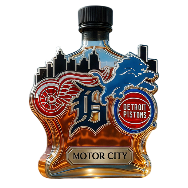 Whiskey Decanter Glass Sports Custom Football Shaped Stopper - Image 2