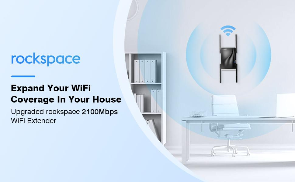WIFI Extender Wireless Internet Range with Dual Band Booster and Four Adjustable Antennas - Image 5